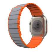 Piili Apple Watch 42-44-45-46-49 mm Sport Dual Kayış - Gri