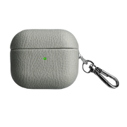 Piili AirPods Pro 2 Leather Kılıf AirPods Kılıfı - Gri