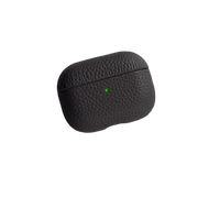 Piili AirPods Pro 2 Leather Kılıf AirPods Kılıfı - Siyah