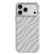 Knit Silicone iPhone 18 Pro / iPhone 17 Pro MagSafe Kılıf G102 - Beyaz