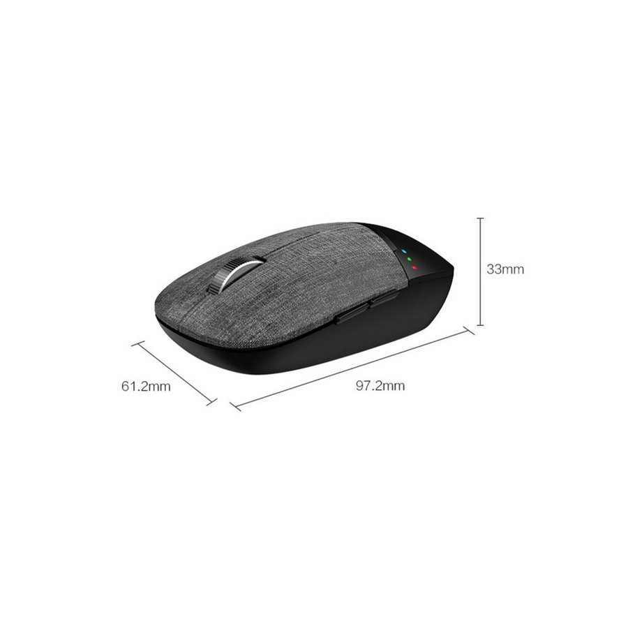 FD i920DU 2.4 GHz + Bluetooth 4.0 Çift Bağlantılı Şarjlı Kablosuz Mouse 1600 DPI – Siyah