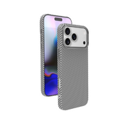 Piili ıPhone 17 Kevlar Serisi Magsafe Kılıf - Gri