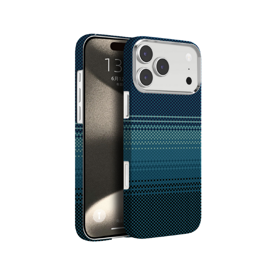 Knit iPhone 17 Air Kevlar Series Kılıf LF - 114 – Mavi