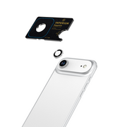 Imperium iPhone Air Safir AR/AF Lens Koruyucu - Gümüş