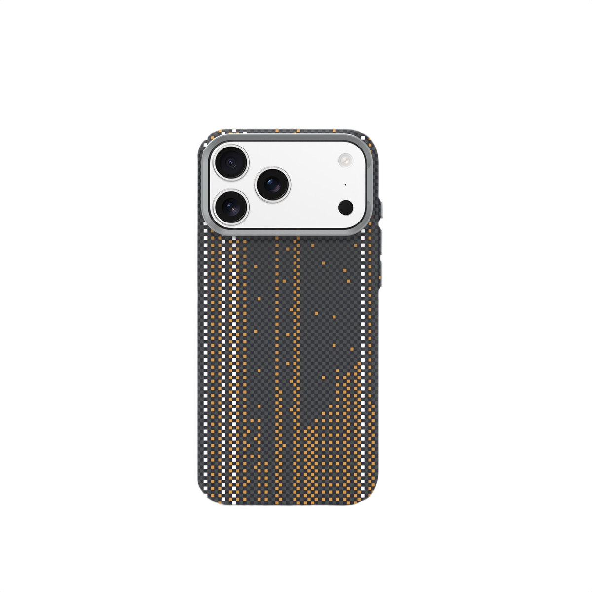 Piili iPhone 17 Pro Max Kevlar Serisi MagSafe Kılıf - Siyah