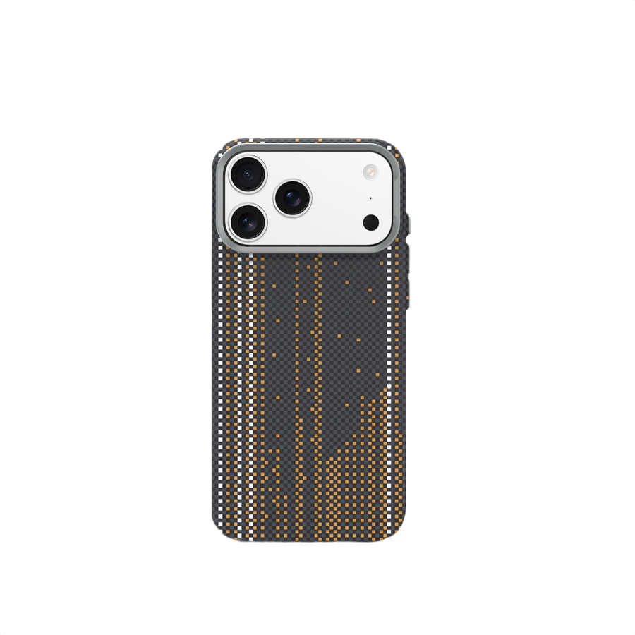 Piili iPhone 17 Pro Max Kevlar Serisi MagSafe Kılıf - Siyah