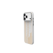 Piili iPhone 17 Pro Max Kevlar Serisi MagSafe Kılıf - Beyaz