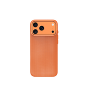 Piili iPhone 17 Pro Max Kevlar Serisi MagSafe Kılıf - Turuncu