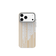 Piili iPhone 17 Pro Max Kevlar Serisi MagSafe Kılıf - Beyaz