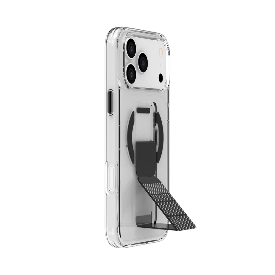 Piili iPhone 17 Pro Max Steady Carbon MagSafe Kılıf - Siyah