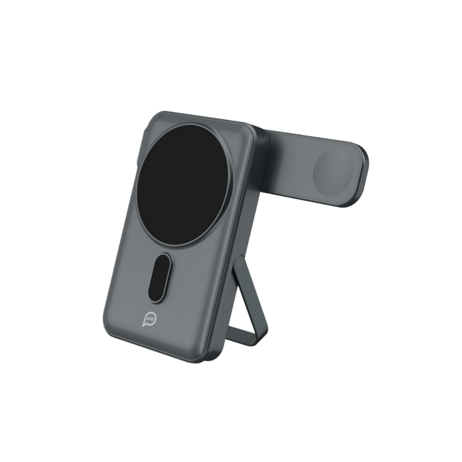 Piili Standgo Powerbank MagSafe Stand 10.000 mAh P - WRL6 T – Gri