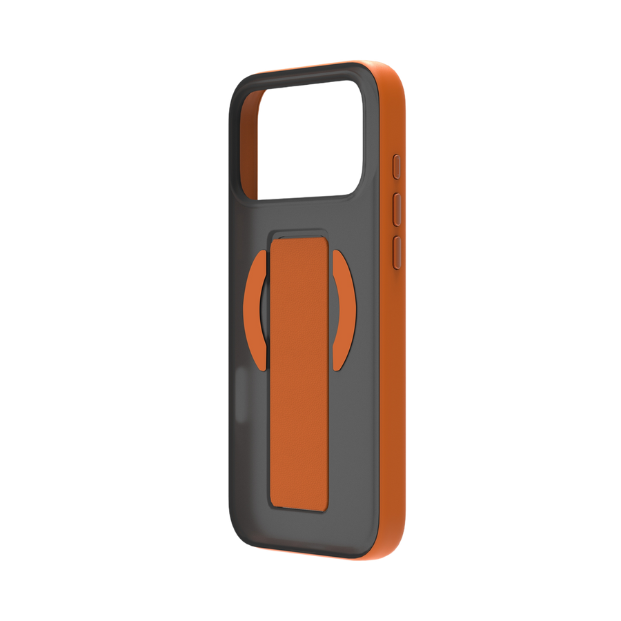 Piili iPhone 17 Pro Max Mag - Stand Pro MagSafe Kılıf - Turuncu