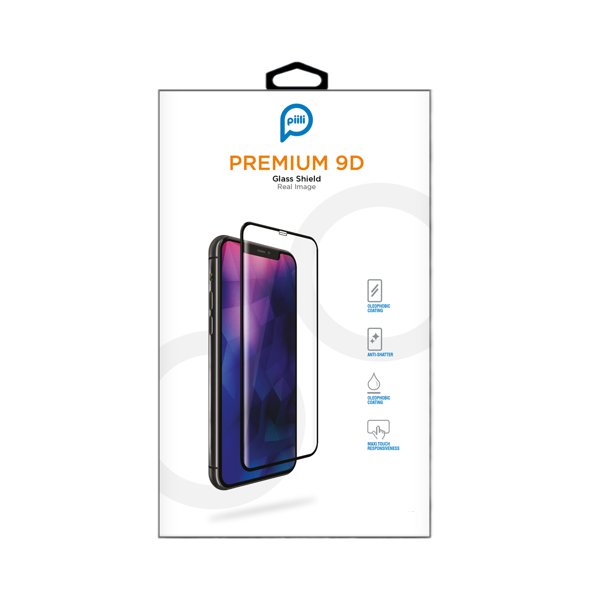 Piili iPhone 14 Pro 9D Ekran Koruyucu