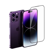 Piili iPhone 16 Pro Max Toz Filtreli 9D Tam Kaplayan Ekran Koruyucu