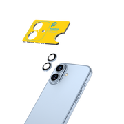 Piili iPhone 17 Safir Lens Koruyucu - Mavi