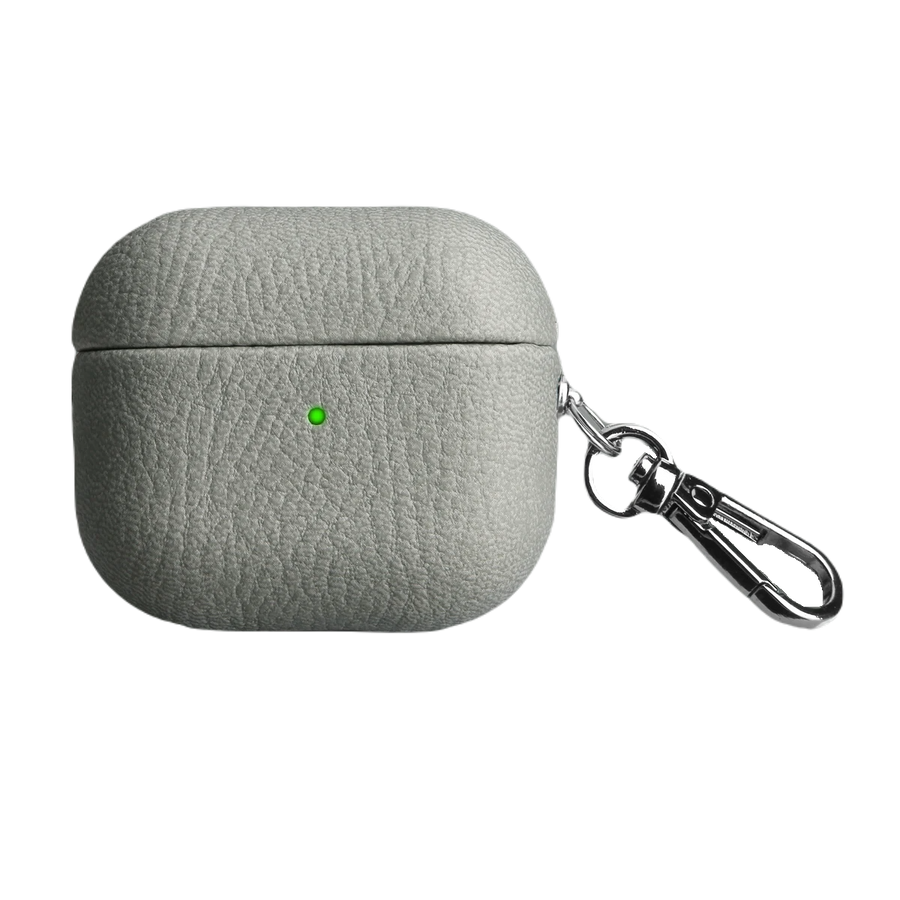 Piili AirPods 3. Nesil Leather Kılıf AirPods Kılıfı - Gri