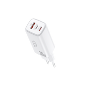 Piili 30W USB-A + Type-C + Lightning Hızlı Şarj Adaptörü (Tek Adaptörle Daha Fazla Cihaza Uyumlu)