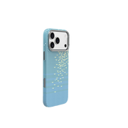 Piili iPhone 17 Kevlar Serisi MagSafe Kılıf Dalga - Mavi