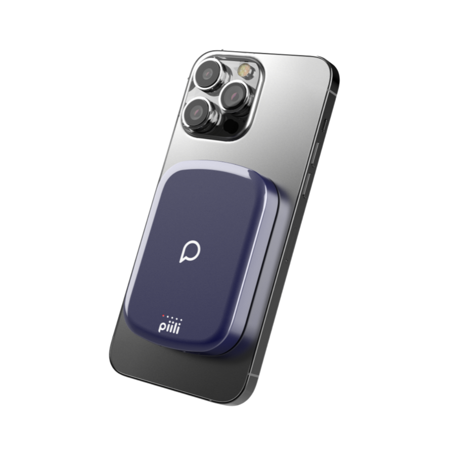 Piili Manyetik Kablosuz Powerbank 10.000 mAh - Mavi