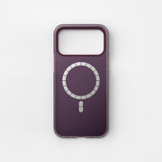 Njoyny AI Kevlar Alpine iPhone 18 Pro MagSafe Kılıf - Bordo