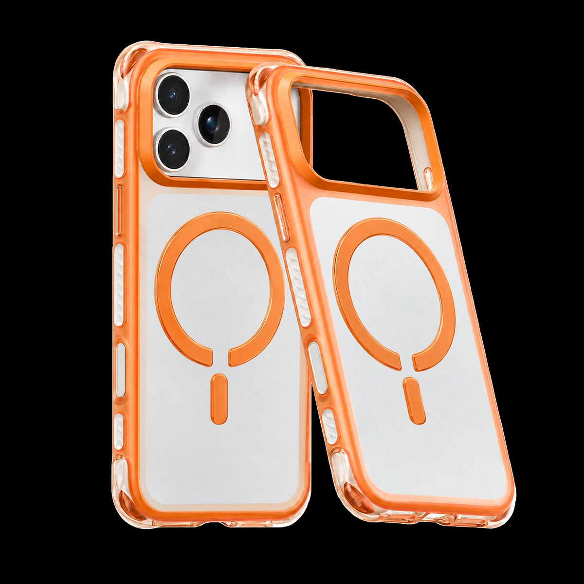 Piili Double Bubble iPhone 18 Pro Max / iPhone 17 Pro Max Kılıf - Turuncu