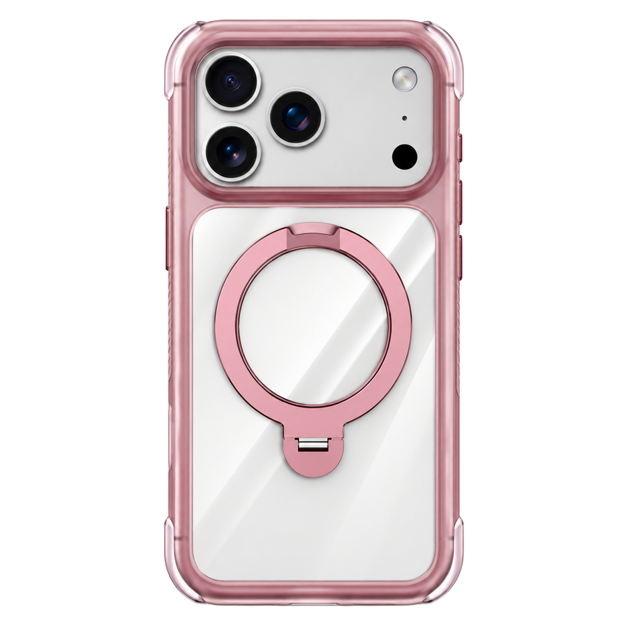 Njoyny Air Pro 2 Stand iPhone 18 Pro Max MagSafe Kılıf - Pembe