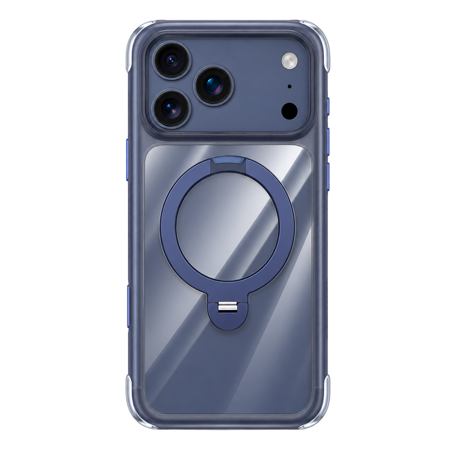 Njoyny Air Pro 2 Stand iPhone 18 Pro Max MagSafe Kılıf - Mavi