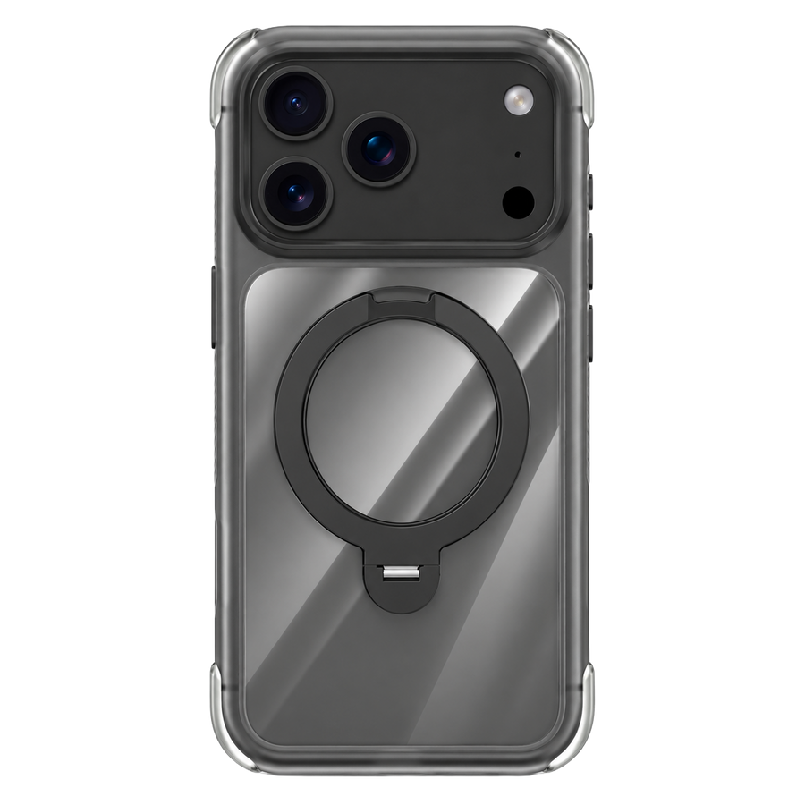 Njoyny Air Pro 2 Stand iPhone 18 Pro Max MagSafe Kılıf - Siyah
