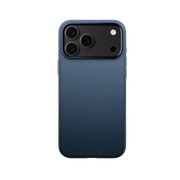 Piili iPhone 17 Pro Max Leather MagSafe Kılıf - Mavi