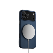 Piili iPhone 17 Pro Max Leather MagSafe Kılıf - Mavi