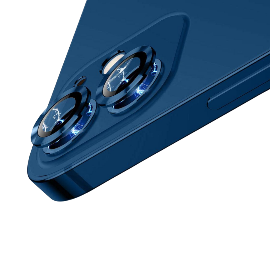 Piili iPhone 11/12/12 Mini Premium HD Lens Koruyucu – Mavi