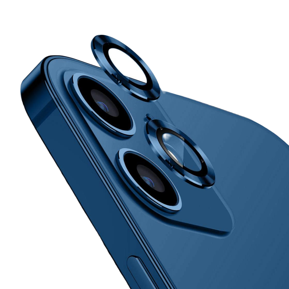 Piili iPhone 11/12/12 Mini Premium HD Lens Koruyucu – Mavi