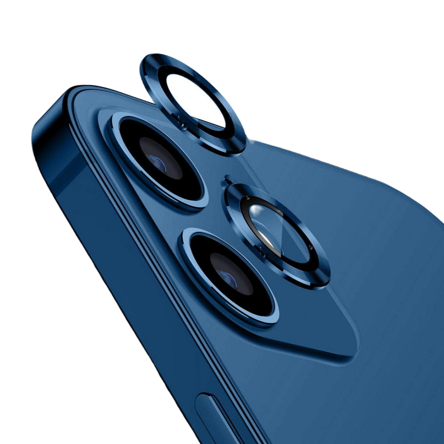 Piili iPhone 11/12/12 Mini Premium HD Lens Koruyucu – Mavi