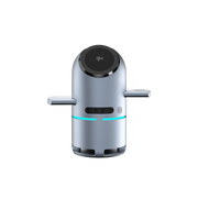 Piili Robotic P-WRL4 3'ü 1 Arada 15W MagSafe Kablosuz Şarj İstasyonu & Bluetooth Hoparlör – Otomatik Döner, Gri