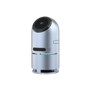 Piili Robotic P-WRL4 3'ü 1 Arada 15W MagSafe Kablosuz Şarj İstasyonu & Bluetooth Hoparlör – Otomatik Döner, Gri