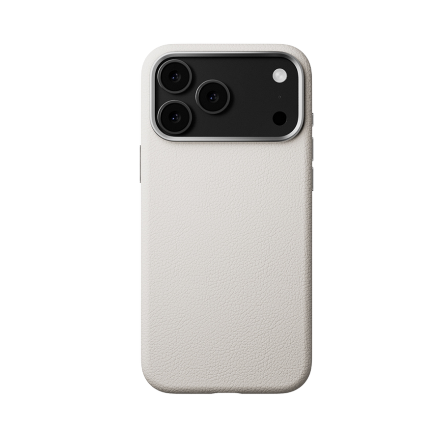 Piili ıPhone 17 Pro Leather Magsafe Kılıf - Titanyum