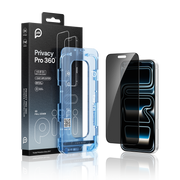 Piili PrivacyPro 360 SnapFit iPhone 17 Pro / 17 / 16 Pro Ekran Koruyucu