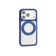 Piili iPhone 17 Rotation MagSafe Silikon Kılıf - Mavi