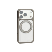 Piili iPhone 17 Rotation MagSafe Silikon Kılıf - Gri