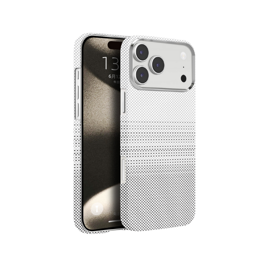 Knit iPhone 17 Air Kevlar Series Case Lf-162 - Beyaz