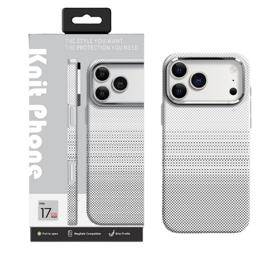 Knit iPhone 17 Air Kevlar Series Kılıf LF - 162 - Beyaz
