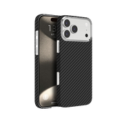 Knit iPhone 17 Air Kevlar Series Kılıf LF - 162 - Siyah