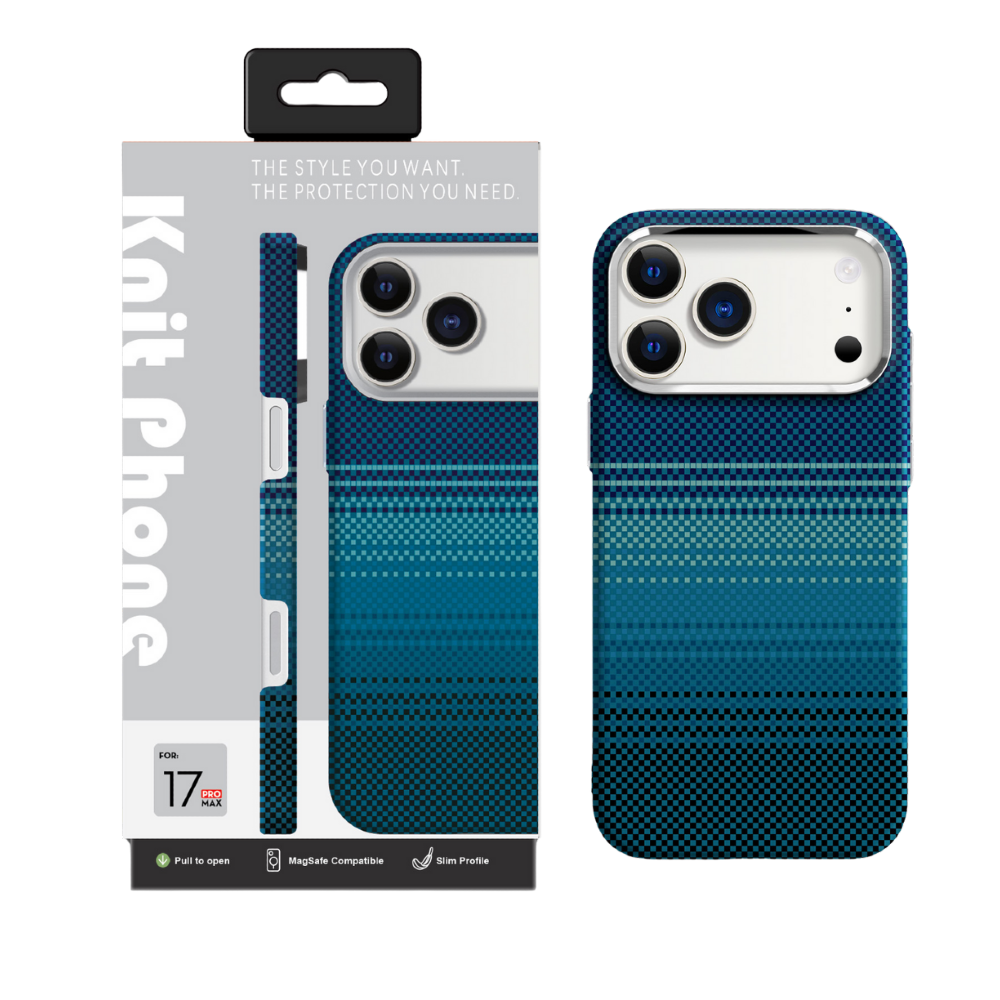 Knit iPhone 17 Air Kevlar Series Case Lf-162 - Mavi