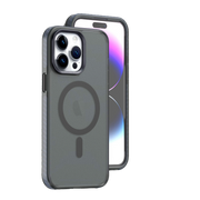 Piili İphone 15 Yeni İkon Magsafe Kılıf - Siyah