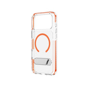 Piili KickStand Clear MagSafe iPhone 18 Pro / 17 Pro Turuncu Kılıf