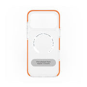 Piili KickStand Clear MagSafe iPhone 18 Pro / 17 Pro Turuncu Kılıf