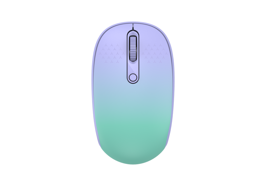 FD E370 2.4 GHz Kablosuz Mouse 1600 DPI – Mor - Yeşil