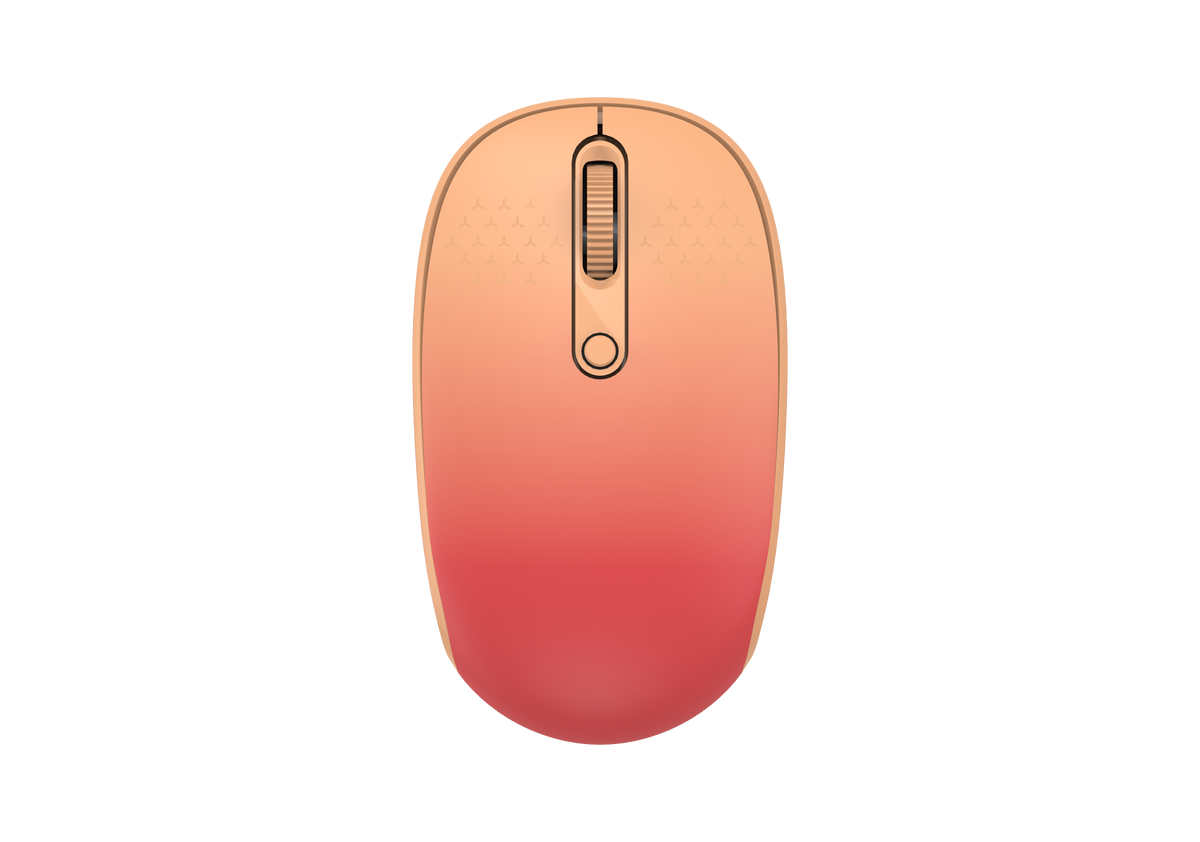 FD E370 2.4 GHz Kablosuz Mouse 1600 DPI – Mor - Turuncu