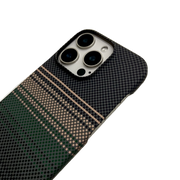Knit iPhone 16 Pro Kevlar Series Kılıf LF - 162 - Yeşil