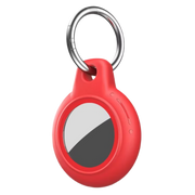 Piili Apple AirTag Silikon Koruyucu Kılıf - Kırmızı